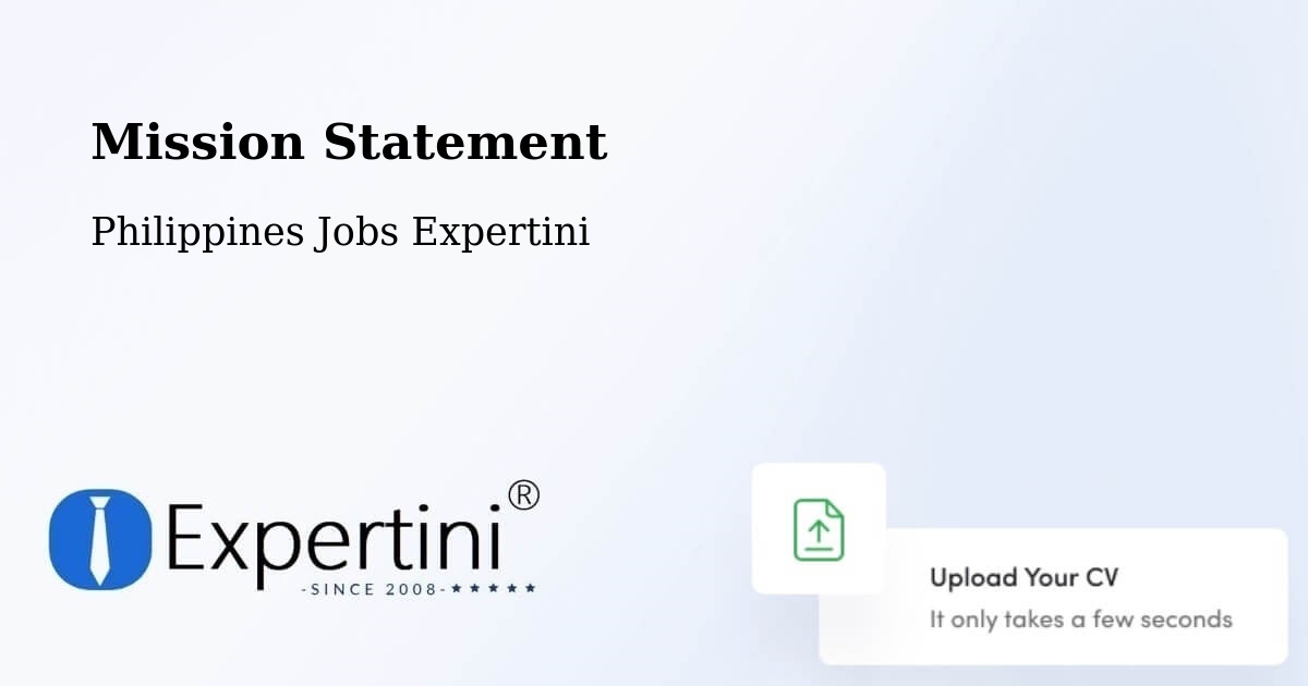 Corporate Mission – Roxas City - Philippines Jobs Expertini